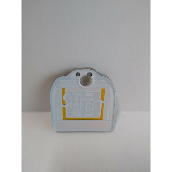 Diner Vintage Pinball Machine Plastic Promo Keychain Jukebox Original 1990 - Picture 3 of 3